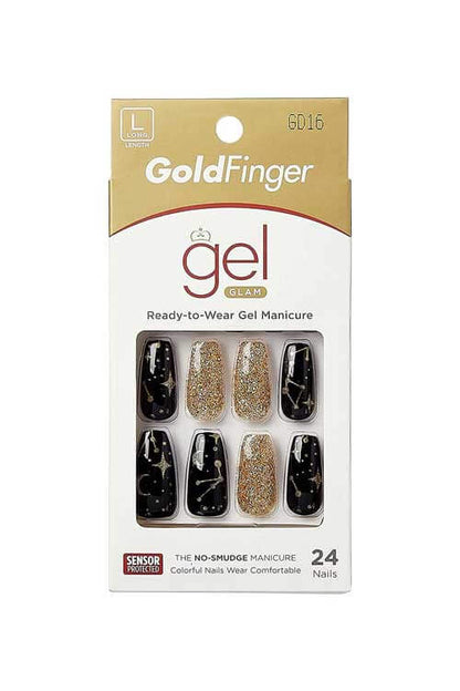 Kiss Gold Finger Gel Glam GD16 Packaging Front