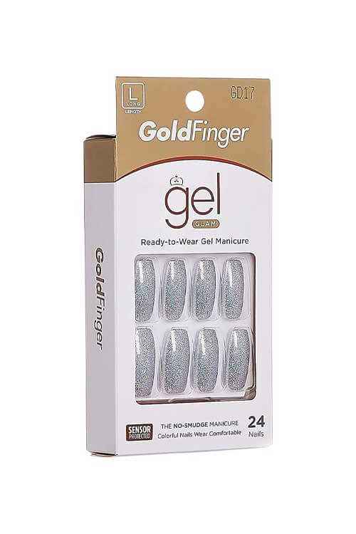 Kiss Gold Finger Gel Glam GD17 Packaging Side