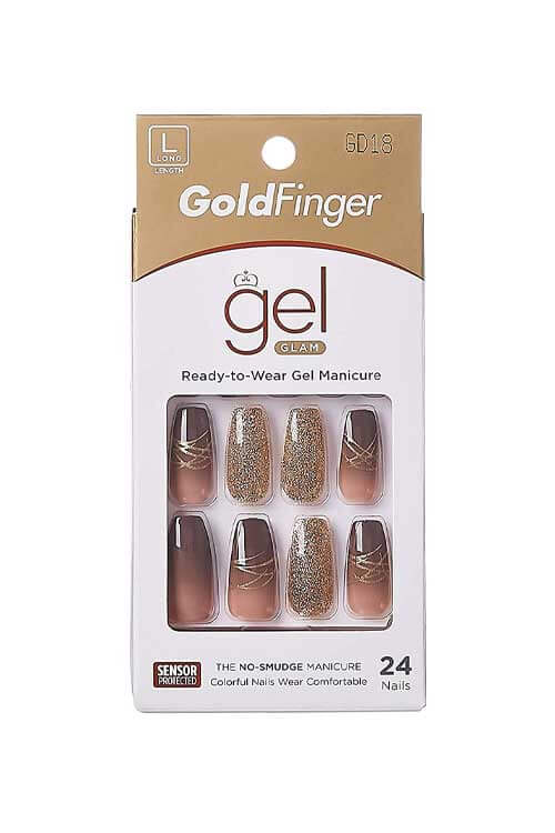 Kiss Gold Finger Gel Glam GD18 Packaging Front