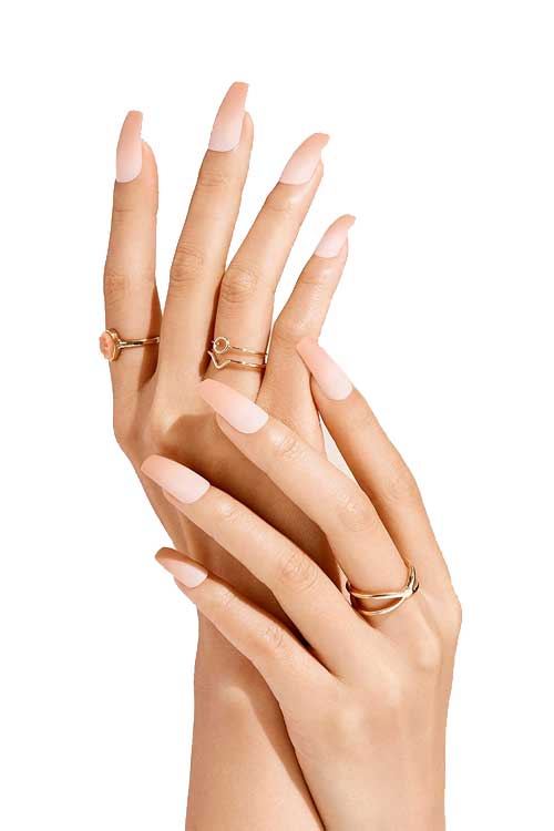 Kiss Gold Finger Gel Glam GD19 Hand Model