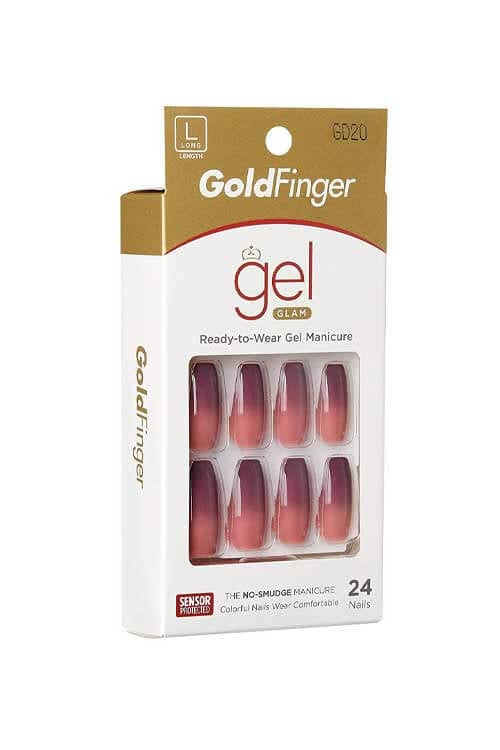 Kiss Gold Finger Gel Glam GD20 Packaging Side