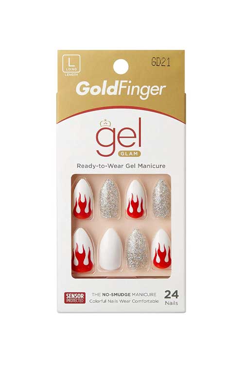 Kiss Gold Finger Gel Glam GD21 Packaging Front