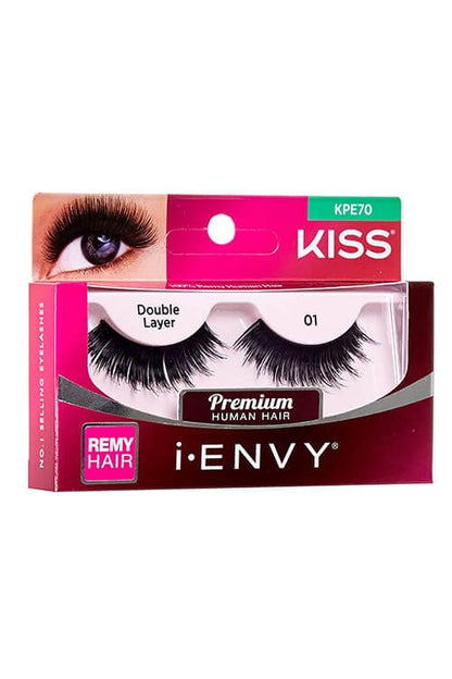 Kiss i-Envy Double Layer Strip Lash KPE70 Packaging Side