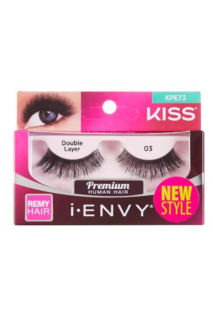 Kiss i-Envy Double Layer Strip Lash KPE73 Packaging Front