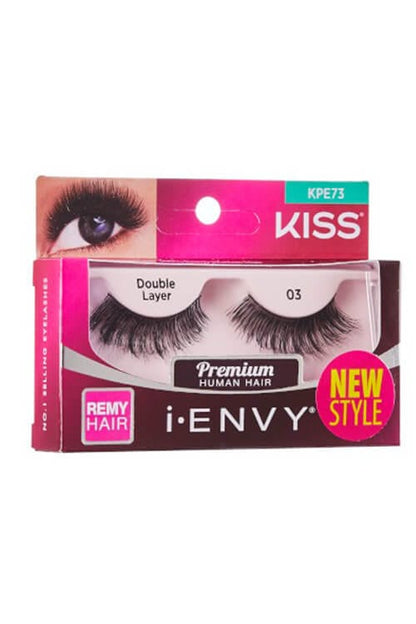 Kiss i-Envy Double Layer Strip Lash KPE73 Lash Side