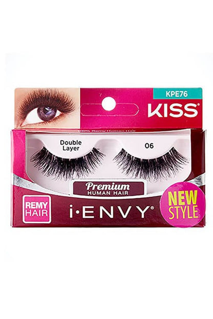 Kiss i-Envy Double Layer Strip Lash KPE76 Packaging Front