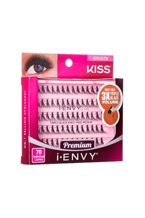 Kiss i-Envy 3x Volume Individual Lashes KPE05TB Packaging Side