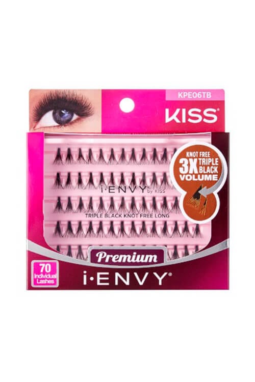 Kiss i-Envy 3x Volume Individual Lashes KPE06TB Packaging Front