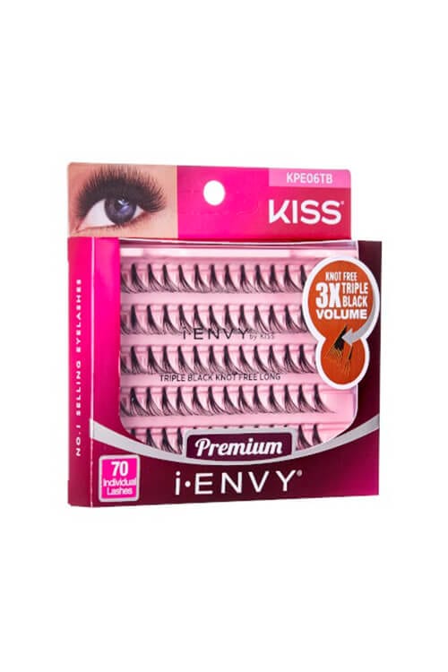 Kiss i-Envy 3x Volume Individual Lashes KPE06B Packaging Side