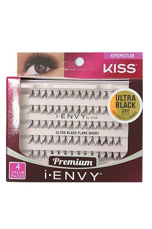 Kiss i-ENVY Individual Lash 4 Pack KPEM01UB Packaging Front