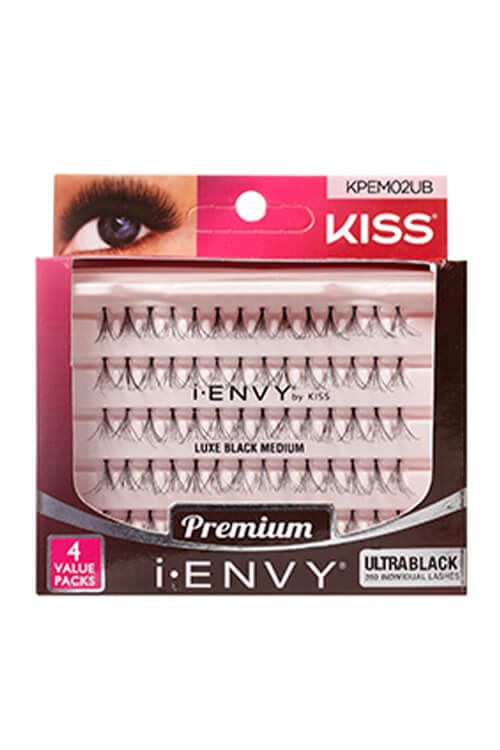 Kiss i-ENVY Individual Lash 4 Pack KPEM02UB Packaging Front