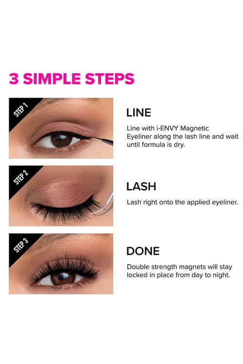 Kiss i-Envy Magnetic Lash KPML How to Use