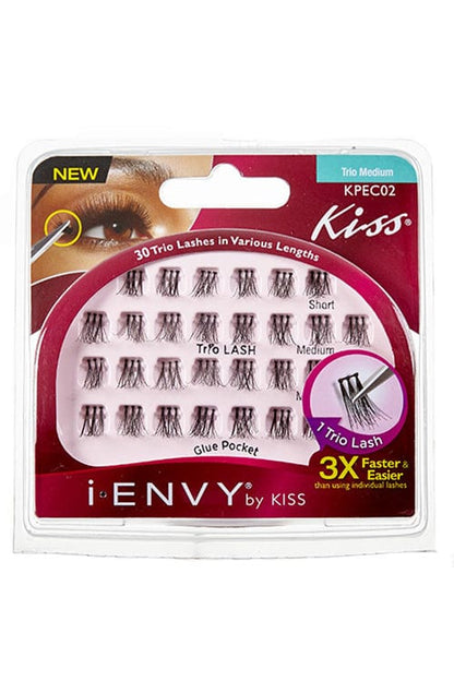 Kiss i-Envy Trio Lashes KPEC02 Medium Packaging Front