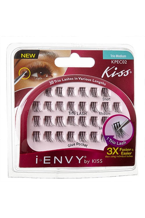 Kiss i-Envy Trio Lashes KPEC02UB Medium Packaging Side