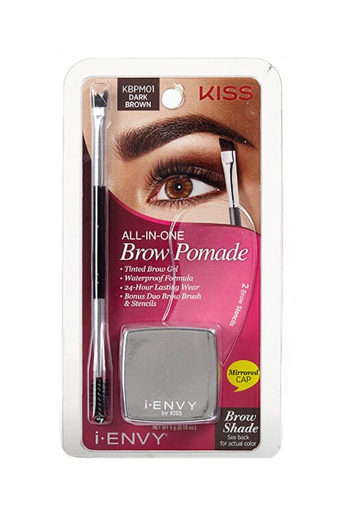 Kiss I.Envy All-In-One Brow Pomade Dark Brown
