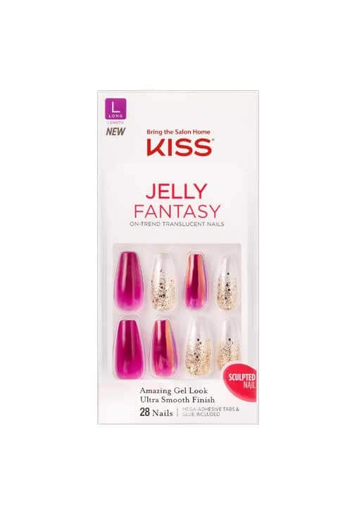Kiss Jelly Fantasy Press On Nails KGFJ100F Packaging