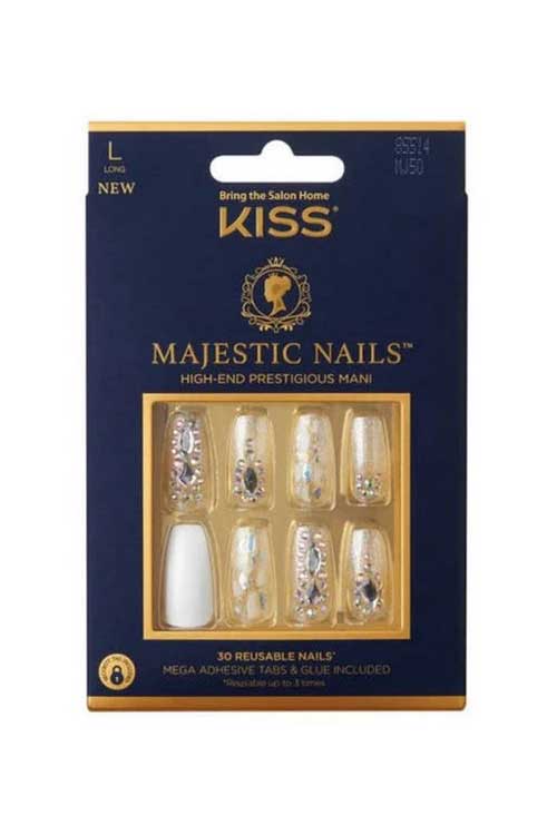 Kiss Majestic Press On Nail Kit MJ50 Packaging Front