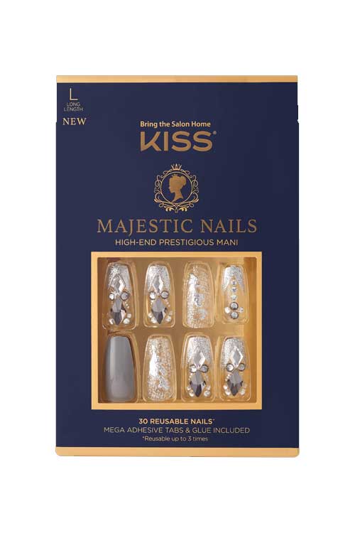 Kiss Majestic Press On Nail Kit KMA03 Packaging