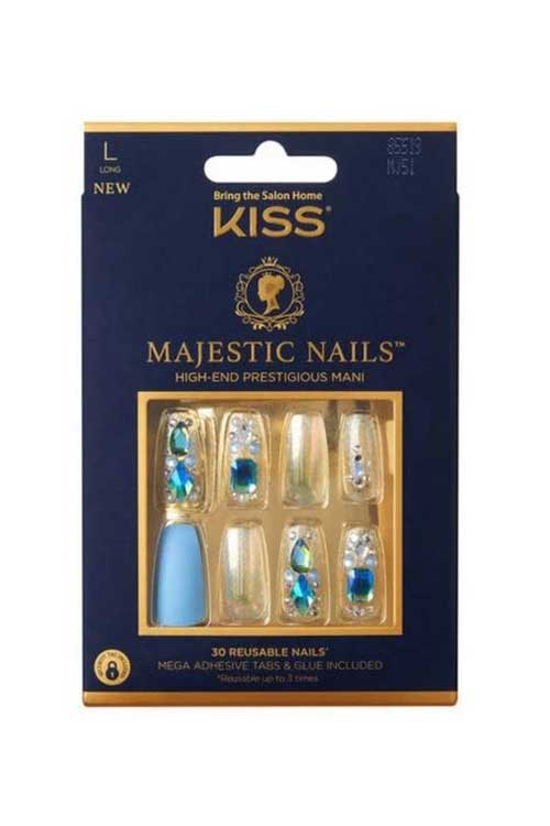 Kiss Majestic Press On Nail Kit MJ51 Packaging Front