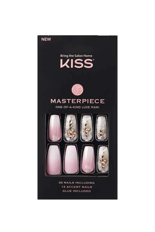 Kiss Masterpiece Press On Nails KMN01 Packaging Front
