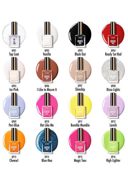 Kiss New York Professional Quick Dry Nail Polish QP