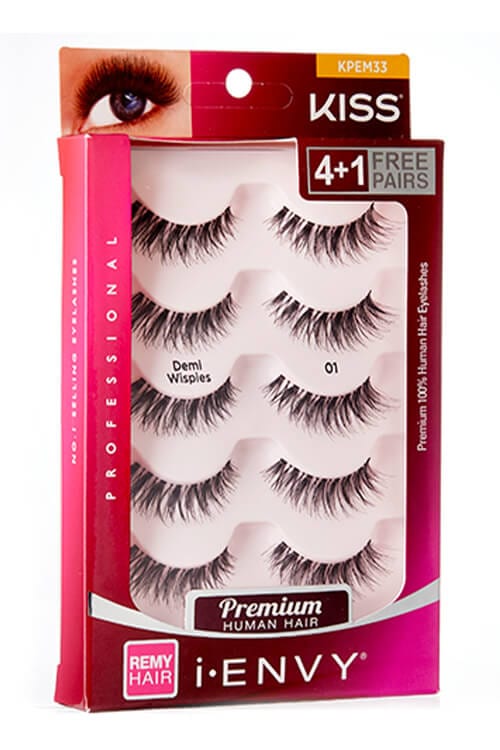 Kiss i-Envy Demi Wispies Value Pack Packaging Side