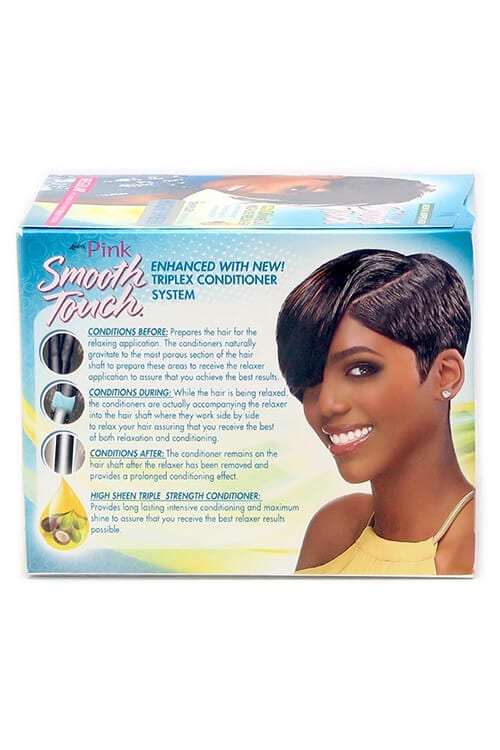 Luster's Pink Smooth Touch Regular Strength New Growth Relaxer Kit Back
