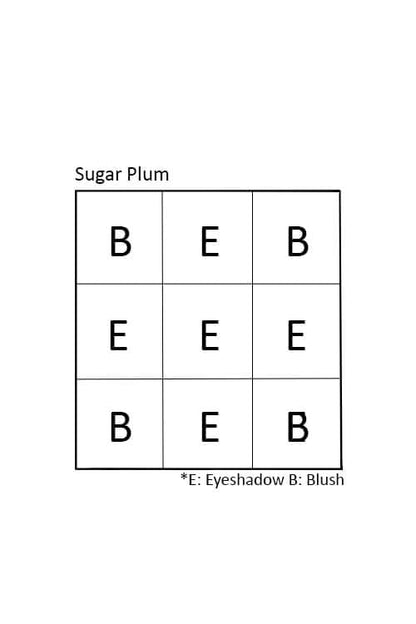 Nicka K New York Nine Color Palette Sugar Plum Color Chart Letters