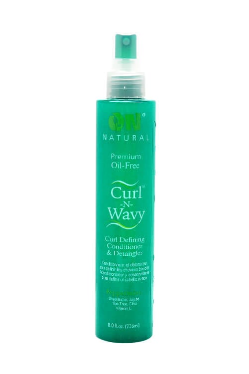 Organic Natural Curl N Wavy Curl Defining Conditioner and Detangler Peppermint 8 oz