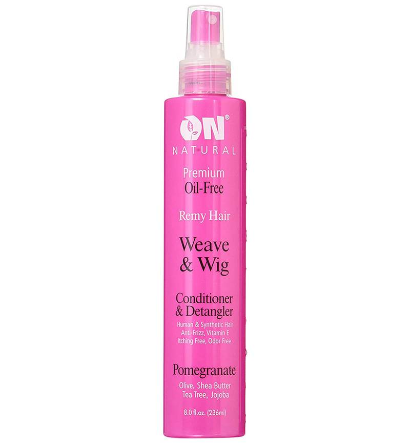 Organic Natural Weave & Wig Conditioner & Detangler Spray Pomegranate 8oz