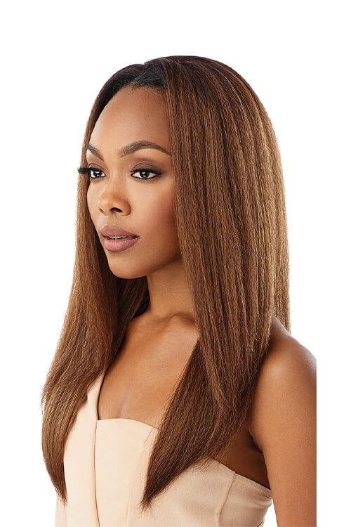 Bohemian half wig yaki cheap straight