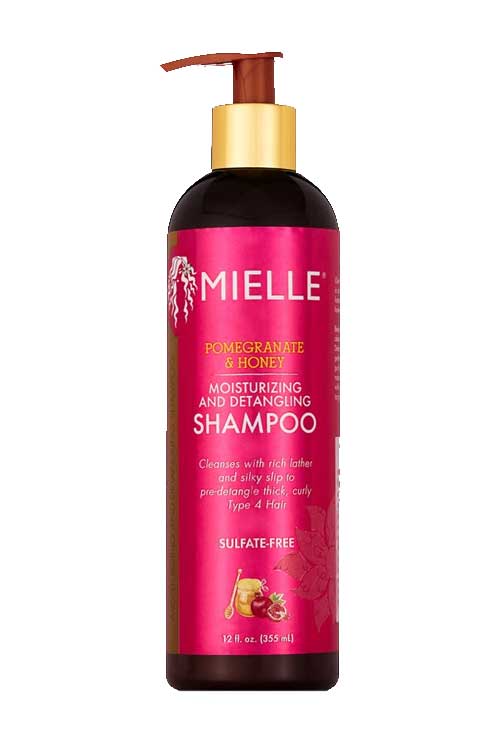 Mielle Pomegranate and Honey Moisturizing and Detangling Shampoo 12 oz