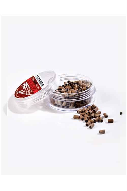 Hair Shop Silicone Protube Medium pepper Brown