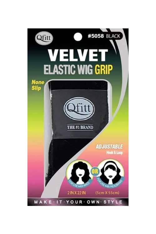 Qfitt Velvet Elastic Wig Grip #5058 Black