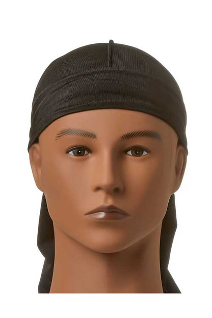 Red Bow Wow X Power Wave Spandex Durag HDUPPS01 Black Mannequin Head Front