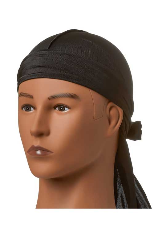 Red Bow Wow X Power Wave Spandex Durag HDUPPS01 Black Mannequin Head Side