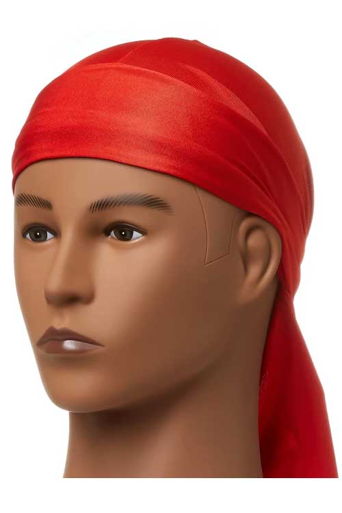 Red Bow Wow X Power Wave Spandex Durag HDUPPS04 Red Mannequin Head Side