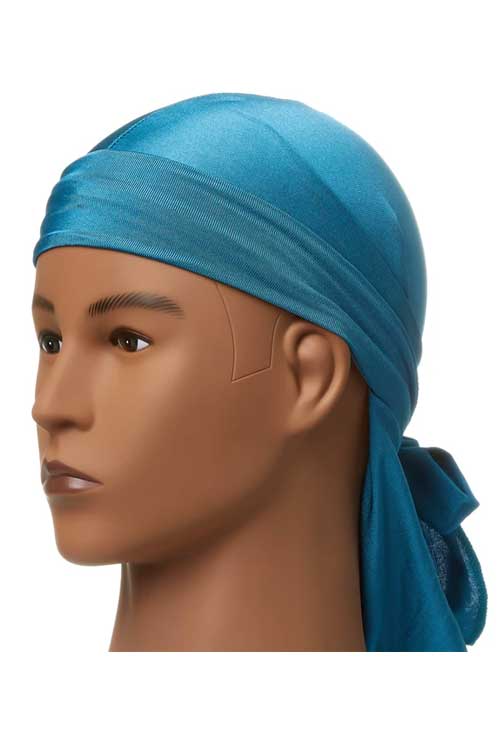Red Bow Wow X Power Wave Spandex Durag HDUPPS06 Blue Mannequin Head Side