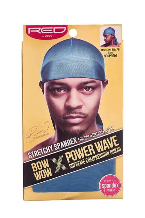 Red Bow Wow X Power Wave Spandex Durag HDUPPS06 Blue Packaging Front