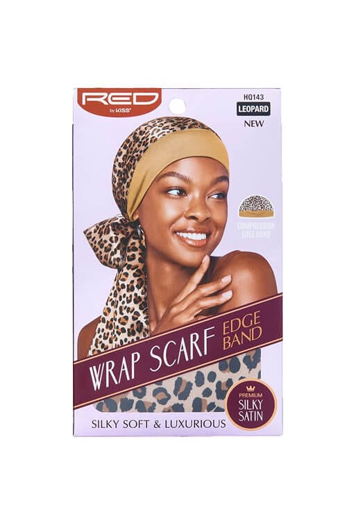 Red by Kiss Edge Band Wrap Scarf HQ143 Leopard