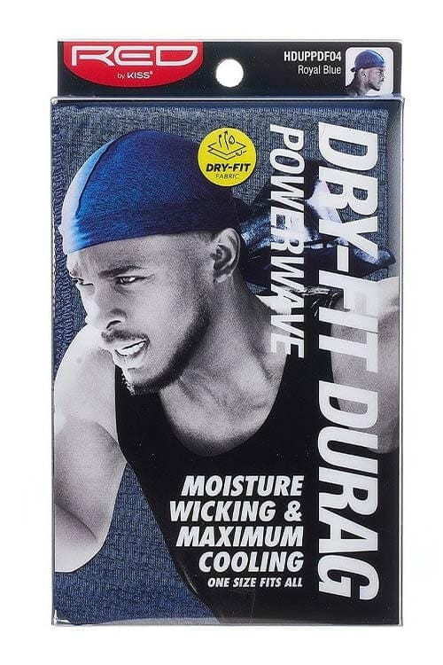 Red by Kiss Powerwave Dry-Fit Durag Package Royal Blue