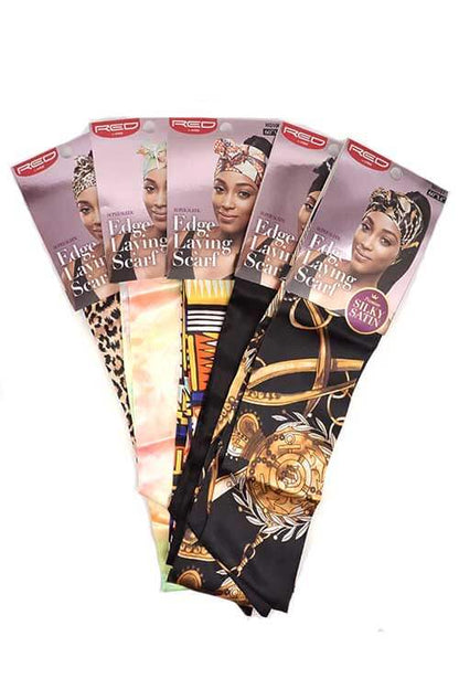 Red by Kiss Silky Satin Edge Laying Scarf All