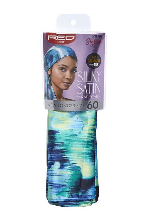 Red By Kiss Silky Satin Scarf Stylish Front