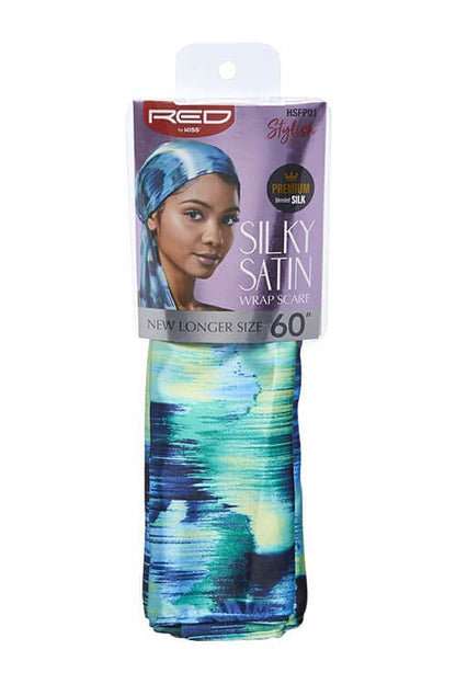 Red By Kiss Silky Satin Scarf Stylish Front