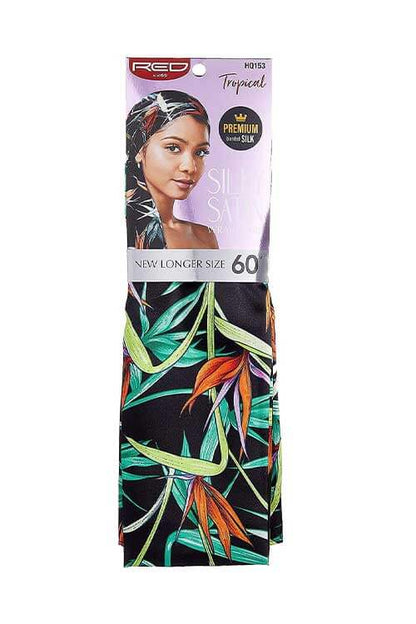 Red by Kiss Silky Satin Wrap Scarf HQ153 Tropical
