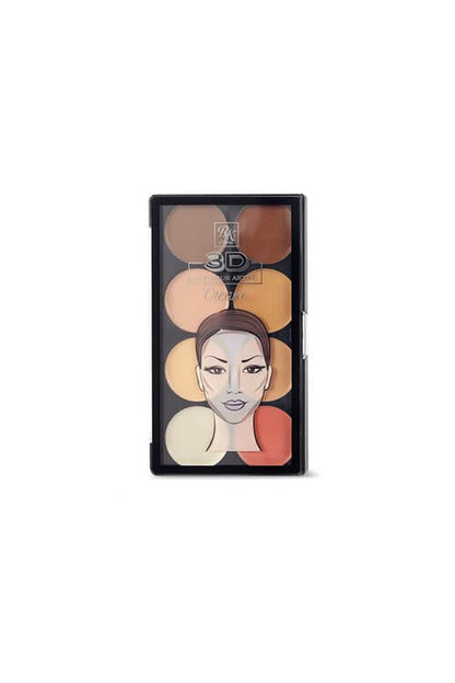 Ruby Kisses 3D Contour Artist Cream Palette Light