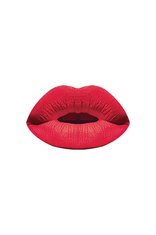 Ruby Kisses Forever Matte Liquid Lipstick Lip Swatch Wild Fire