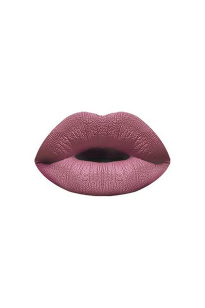 Ruby Kisses Forever Matte Liquid Lipstick Lip Swatch Aged Rose