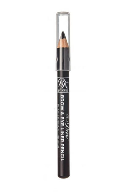 Ruby Kisses Go Brow Water Resistant Duo Pencil Black Brown