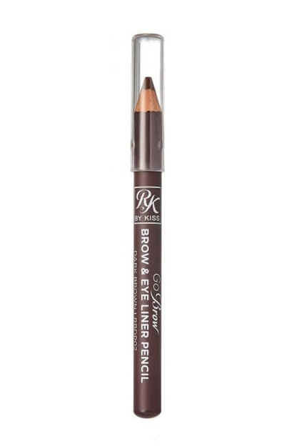 Ruby Kisses Go Brow Water Resistant Duo Pencil Dark Brown